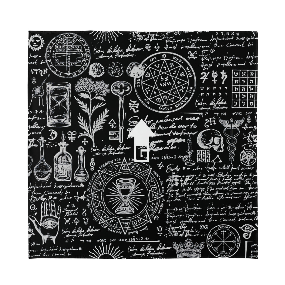 Universal Game Black Alchemy Silk Bandana