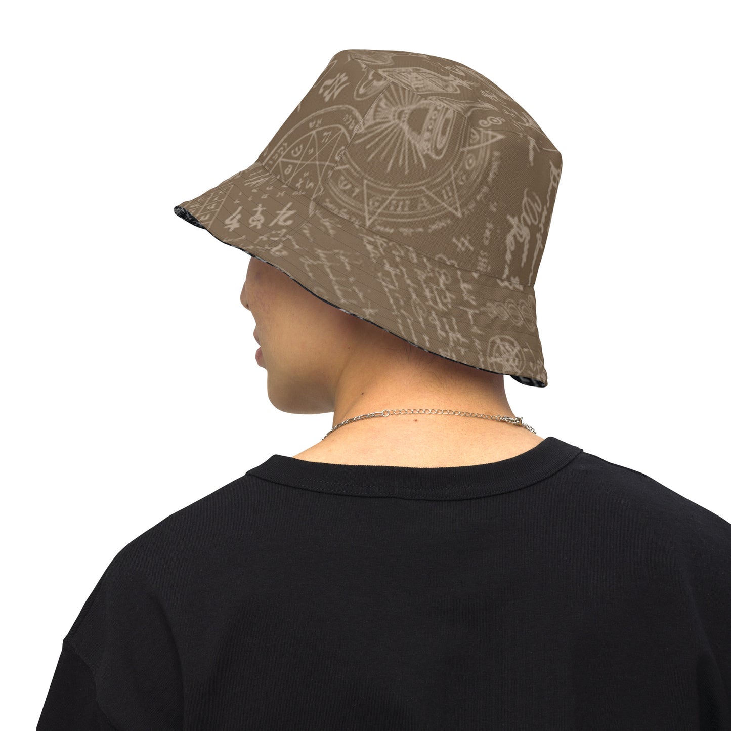 Alchemy Black Brown Reversible Bucket Hat (Geared Up Collection)