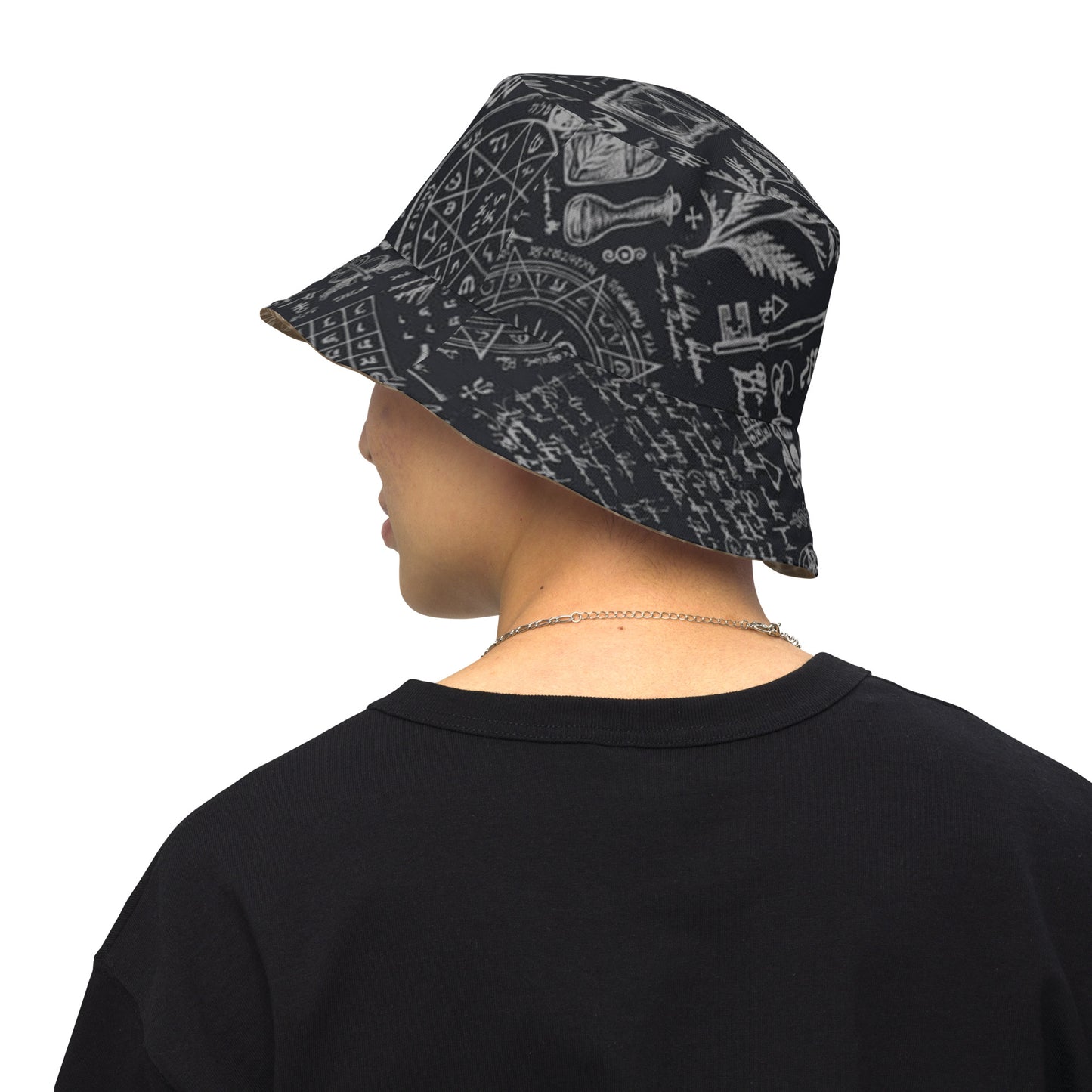 Alchemy Black Brown Reversible Bucket Hat (Geared Up Collection)