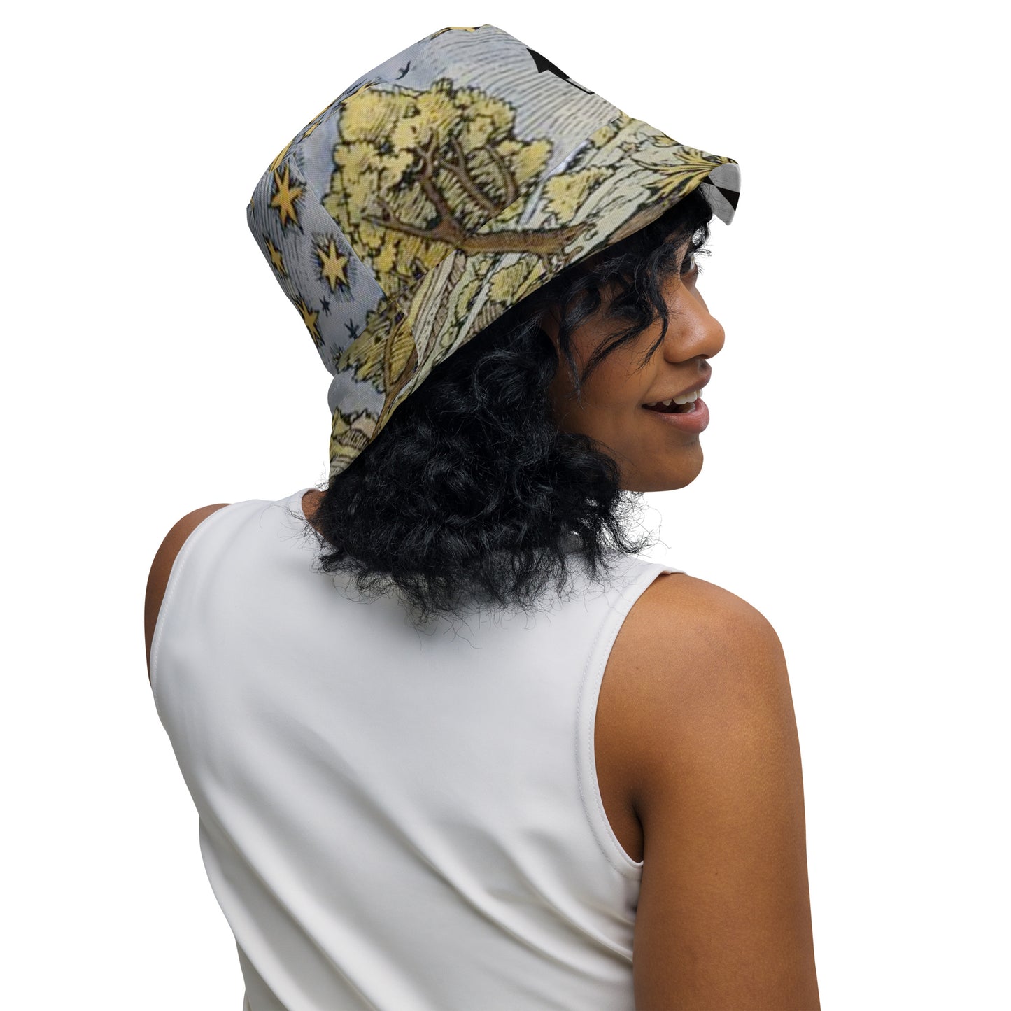 Checkerboard Game Illuminated Reversible Bucket Hat (Geared Up Collection)
